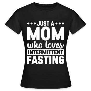 Intermittent fasting Intermittent fasting - Women's T-Shirt - black - Front - AI Model Female 172 dark (172cm)