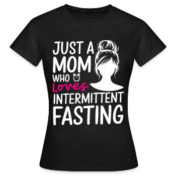 Intermittent fasting Intermittent fasting - Women's T-Shirt - black - Front - AI Model Female 172 dark (172cm)