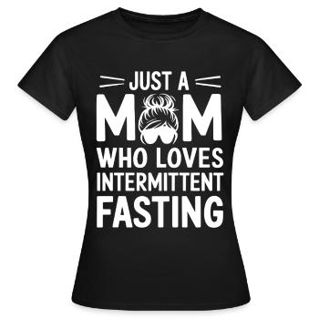 Intermittent fasting Intermittent fasting - Women's T-Shirt - black - Front - AI Model Female 172 dark (172cm)