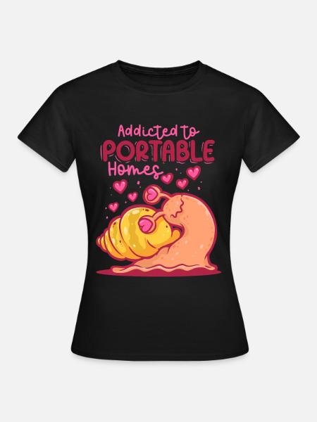 Muschelsammler Muscheln - Frauen T-Shirt - Schwarz