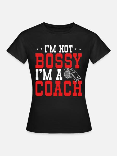 Trainer Geschenke Coach Geschenkidee - T-shirt dam - svart