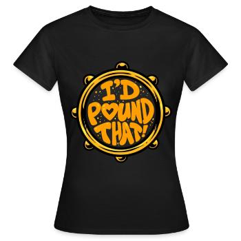 Cardio Drummer Cardio Drumming - T-shirt Femme - noir - Devant - AI Model Female 172 dark (172cm)