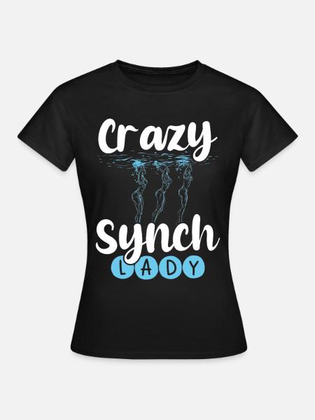 Synchronschwimmen Synchro Schwimmer - Frauen T-Shirt - Schwarz