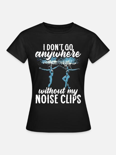 Synchronschwimmen Synchro Schwimmer - Frauen T-Shirt - Schwarz