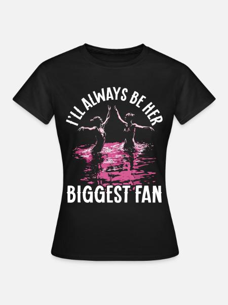 Synchronschwimmen Synchro Schwimmer - Frauen T-Shirt - Schwarz
