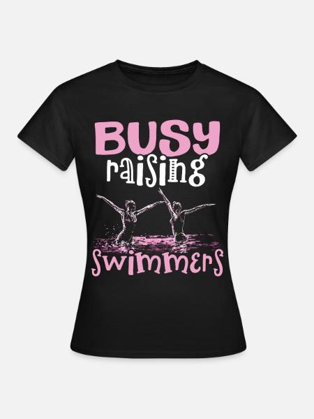 Synchronschwimmen Synchro Schwimmer - Frauen T-Shirt - Schwarz