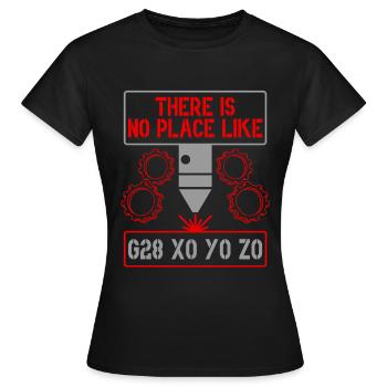 Opérateur de machine de découpe - T-shirt Femme - noir - Devant - AI Model Female 172 dark (172cm)
