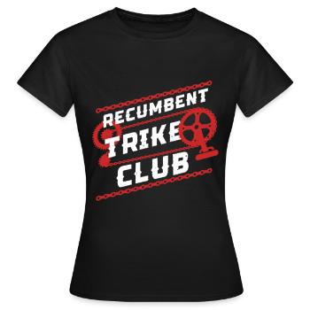 Club de tricycle couché Tricycle couché - T-shirt Femme - noir - Devant - AI Model Female 172 dark (172cm)