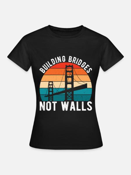 Brückeningenieur Brückenbau - Frauen T-Shirt - Schwarz