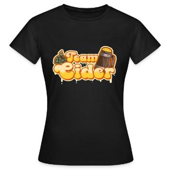 Tournée des bars Tournée des pubs Cidre d’équipe - T-shirt Femme - noir - Devant - AI Model Female 172 dark (172cm)