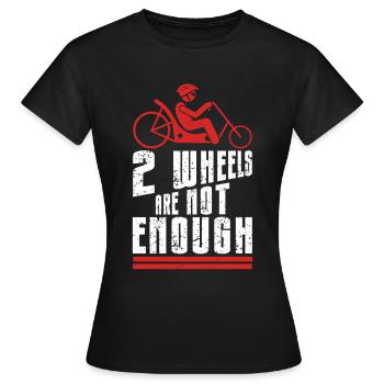 Tricycle couché Tricycle couché - T-shirt Femme - noir - Devant - AI Model Female 172 dark (172cm)