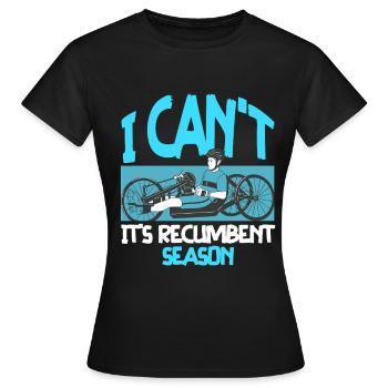 Tricycle couché Tricycle couché - T-shirt Femme - noir - Devant - AI Model Female 172 dark (172cm)