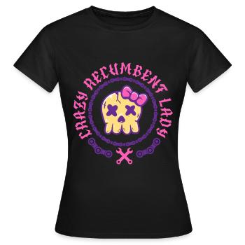 Tricycle couché Tricycle couché - T-shirt Femme - noir - Devant - AI Model Female 172 dark (172cm)