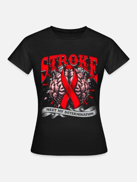 Schlaganfall Erholung - Frauen T-Shirt - Schwarz