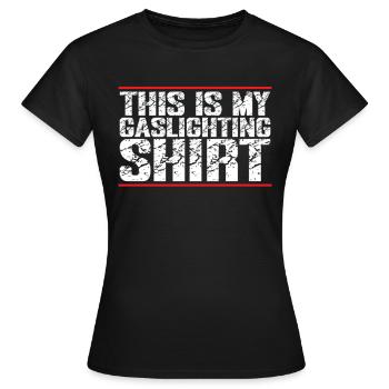 Allume-gaz - T-shirt Femme - noir - Devant - AI Model Female 172 dark (172cm)