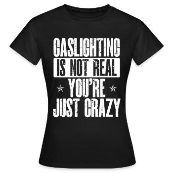 Allume-gaz - T-shirt Femme - noir - Devant - AI Model Female 172 dark (172cm)