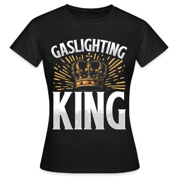 Allume-gaz - T-shirt Femme - noir - Devant - AI Model Female 172 dark (172cm)