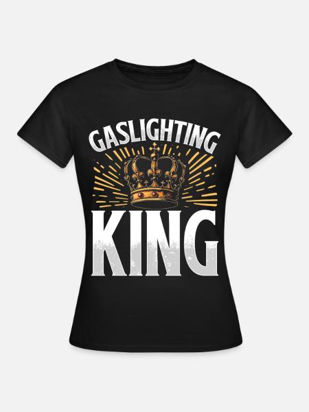 Gaslighting Gaslighter - Frauen T-Shirt - Schwarz