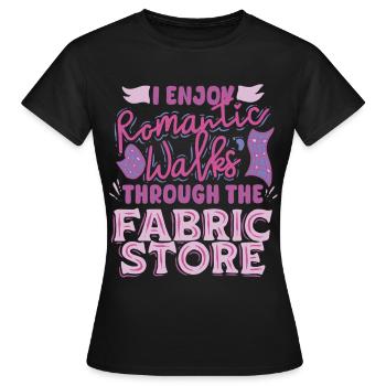 Polsterer Polsterin Polsterei - Frauen T-Shirt - Schwarz - Vorne - AI Model Female 172 dark (172cm)