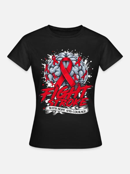 Schlaganfall Erholung - Frauen T-Shirt - Schwarz