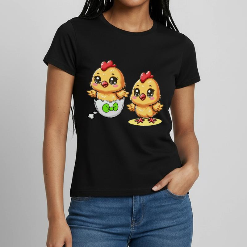 Chick Easter Egg Easter Eggs Chicken Eggs Easter Child Women's T-Shirt