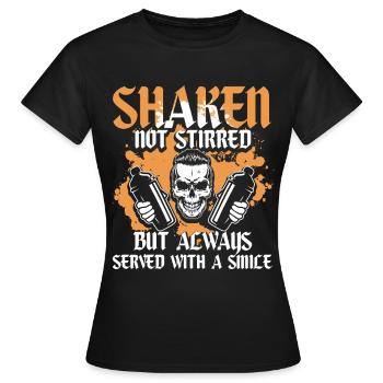 Barman Barman Barman - T-shirt Femme - noir - Devant - AI Model Female 172 dark (172cm)