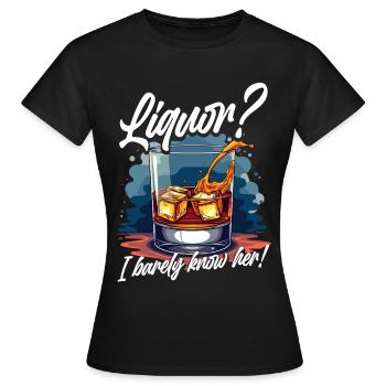 Barman Barman Barman - T-shirt Femme - noir - Devant - AI Model Female 172 dark (172cm)
