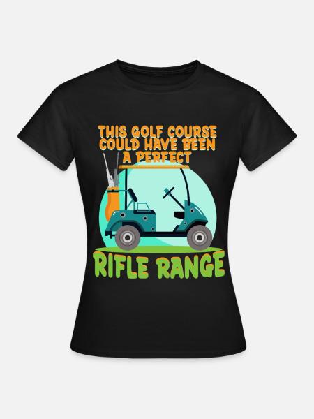 Langstreckenschießen Long Range - Frauen T-Shirt - Schwarz