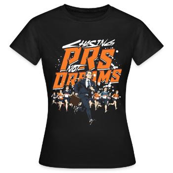 Marathon Marathons Coureurs Running - T-shirt Femme - noir - Devant - AI Model Female 172 dark (172cm)