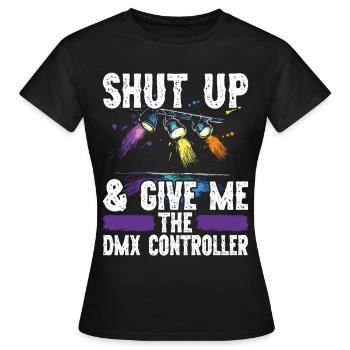 Lighting technician Lighting technician Lighting technology - Women's T-Shirt - black - Front - AI Model Female 172 dark (172cm)