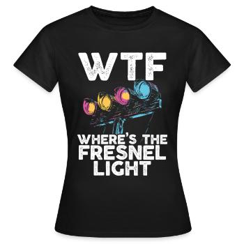 Lighting Technician Lighting Technician Lighting Technology - Women's T-Shirt - black - Front - AI Model Female 172 dark (172cm)
