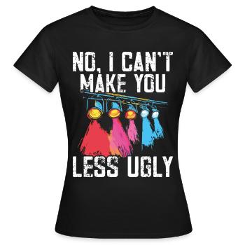 Lighting technician Lighting technician Lighting technology - Women's T-Shirt - black - Front - AI Model Female 172 dark (172cm)