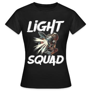 Lighting Technician Lighting Technician Lighting Technology - Women's T-Shirt - black - Front - AI Model Female 172 dark (172cm)