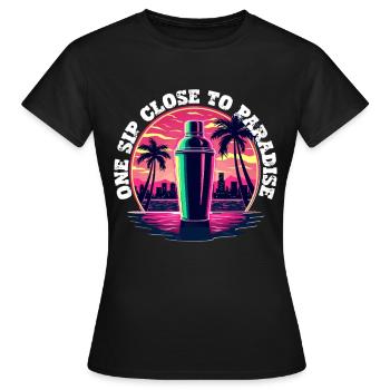 Barman Barman Barman - T-shirt Femme - noir - Devant - AI Model Female 172 dark (172cm)
