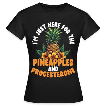 Sensibilisation à l'infertilité FIV fécondation - T-shirt Femme - noir - Devant - AI Model Female 172 dark (172cm)