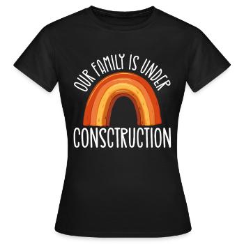 Sensibilisation à l’infertilité FIV Fécondation - T-shirt Femme - noir - Devant - AI Model Female 172 dark (172cm)