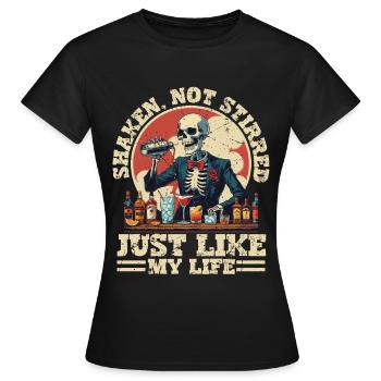 Barman Barman Barman - T-shirt Femme - noir - Devant - AI Model Female 172 dark (172cm)