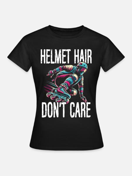Inline Skating Rollerblading Inline Skates - Frauen T-Shirt - Schwarz