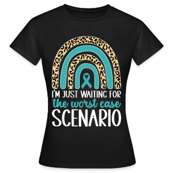Trouble anxieux Trouble anxieux - T-shirt Femme - noir - Devant - AI Model Female 172 dark (172cm)