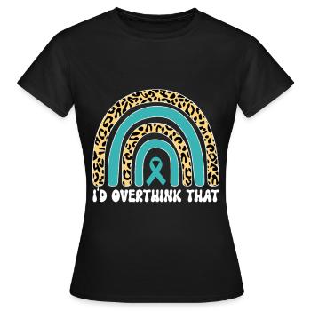 Trouble anxieux Trouble anxieux - T-shirt Femme - noir - Devant - AI Model Female 172 dark (172cm)