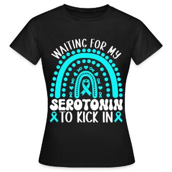 Trouble anxieux Trouble anxieux - T-shirt Femme - noir - Devant - AI Model Female 172 dark (172cm)