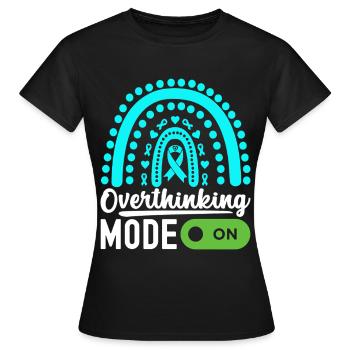 Trouble anxieux Trouble anxieux - T-shirt Femme - noir - Devant - AI Model Female 172 dark (172cm)
