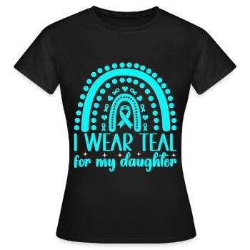 Trouble anxieux Trouble anxieux - T-shirt Femme - noir - Devant - AI Model Female 172 dark (172cm)