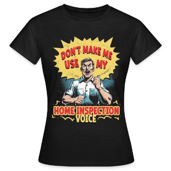 Building Surveyor Building Inspector - Women's T-Shirt - black - Front - AI Model Female 172 dark (172cm)