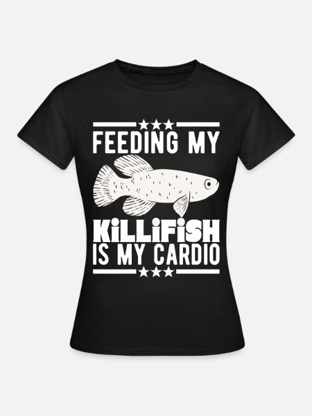 Killifisch Eierlegender Zahnkrapfen Aquarium - Frauen T-Shirt - Schwarz