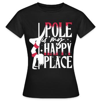 Pole Dancing Pole Dancing Pole Dancer - Women's T-Shirt - black - Front - AI Model Female 172 dark (172cm)