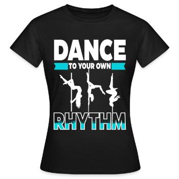 Pole Dancing Poledancing - Women's T-Shirt - black - Front - AI Model Female 172 dark (172cm)