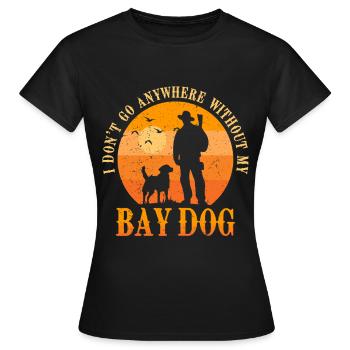 Sanglier Chasse au sanglier Chasseur de sanglier - T-shirt Femme - noir - Devant - AI Model Female 172 dark (172cm)