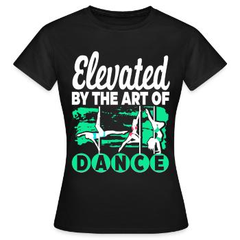 Pole Dancing Pole Dancing Pole Dancer - Women's T-Shirt - black - Front - AI Model Female 172 dark (172cm)
