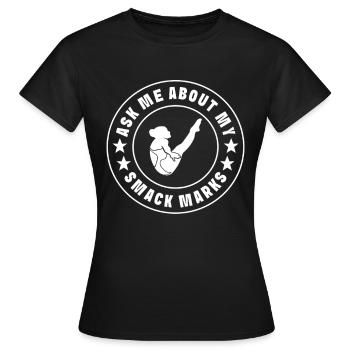 Kunstspringen Turmspringer Sprungbrett - Frauen T-Shirt - Schwarz - Vorne - AI Model Female 172 dark (172cm)